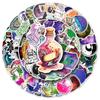 50 Gothic Style Cartoon Magic Potion Stickers - Trendy, Waterproof, Halloween Graffiti Decorations for Journal