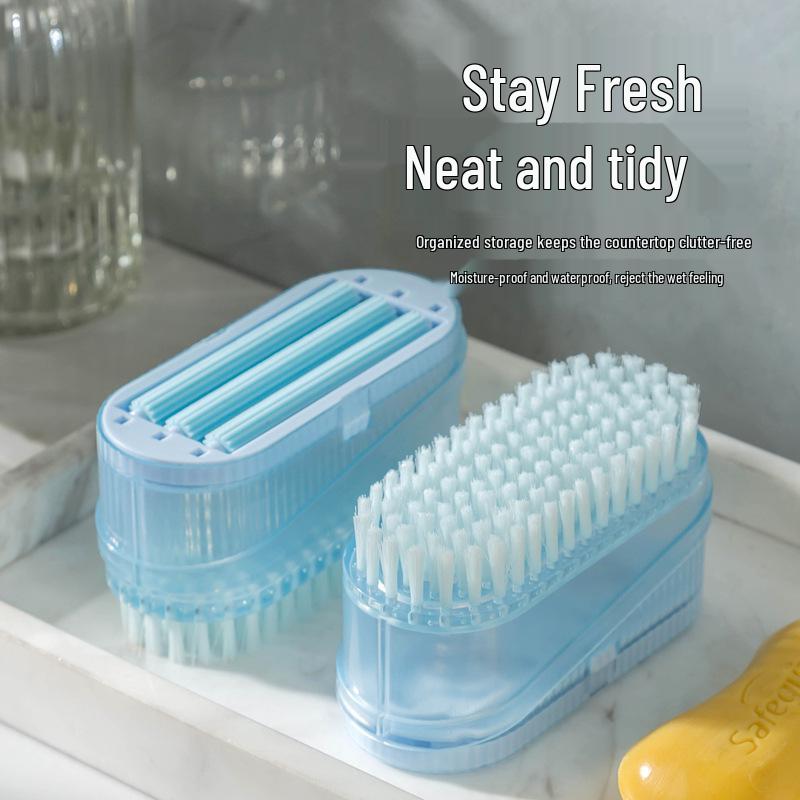 Multifunctional Hands-Free Soap Dish with Drain and Roller Design