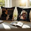 Hip Hop Rapper Rod Wave Pillow Cover Sofa Cushion Cover Home Room Decoration Children Gift