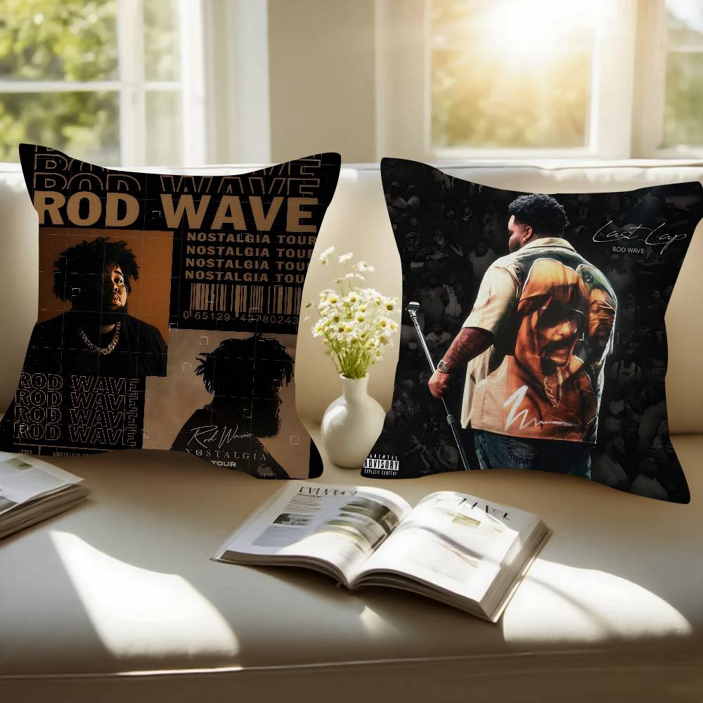 Hip Hop Rapper Rod Wave Pillow Cover Sofa Cushion Cover Home Room Decoration Children Gift