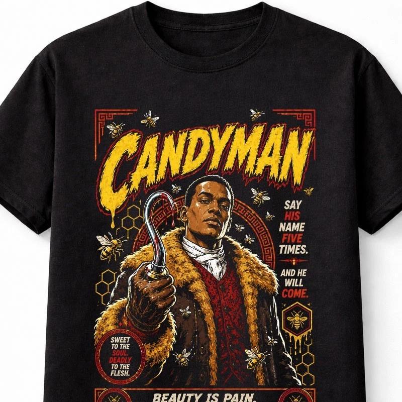 CandyUnisex Horror Movie Gothic Slasher Graphic Unisex TShirt S