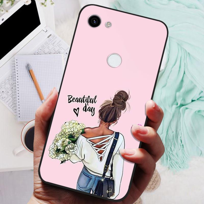 For Google Pixel 3a XL Case  Black Cover Lion Wolf Silicone Soft Back Cases For Google Pixel 3 XL Phone Case Pixel 3A 3AXL Shell
