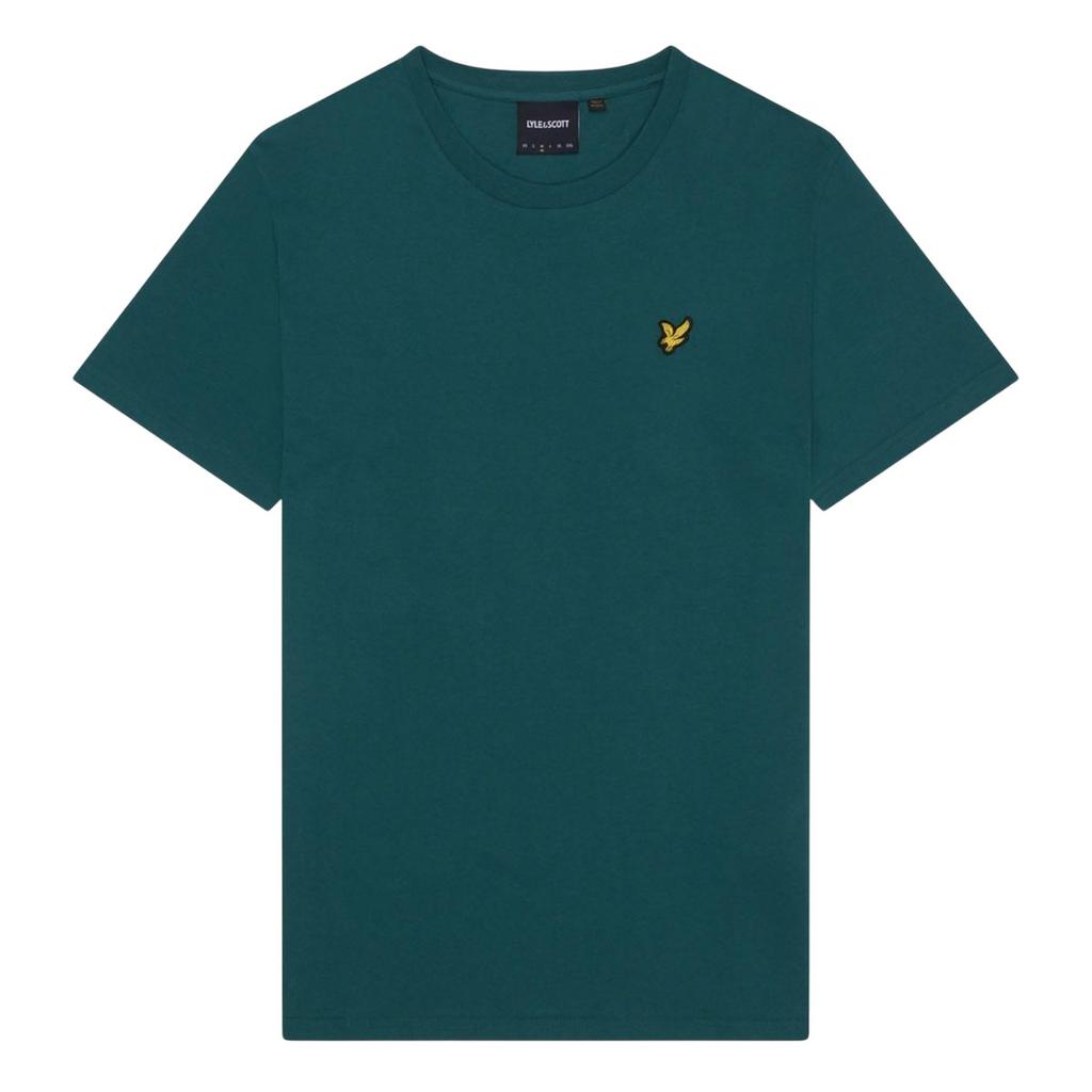 Lyle & Scott Camiseta lisa de cuello redondo para hombre