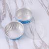 10Pcs Aluminum Foil Baking Cups High Temperature Resistant Round Cupcake Muffin Molds Recyclable Non-Stick Ramekins for Parties