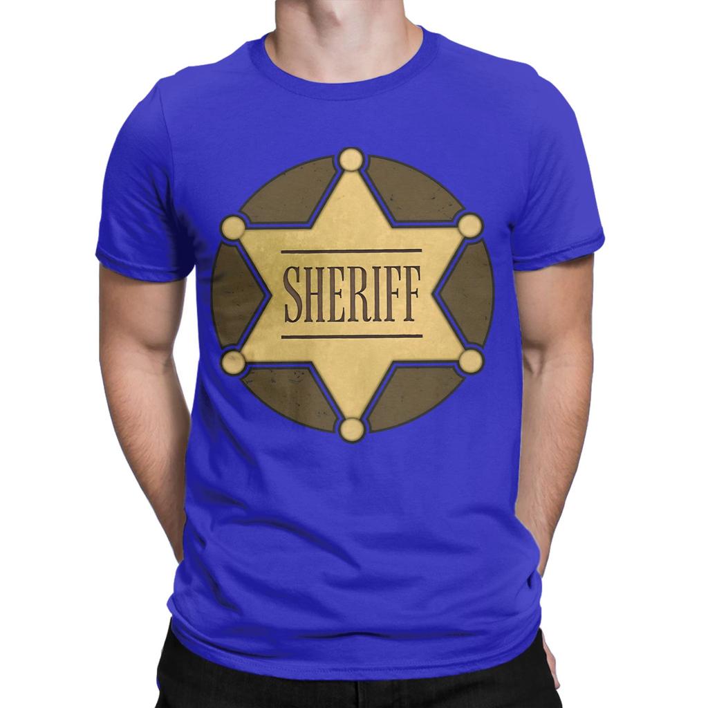 Wild West Sheriff Novelty 100 Cotton Tshirt Deputy Sheriff Office Decor Tees Tops For Unisex