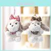 Premium Plush Animal Dog Figure For Girls Gift Keychain Cute Bag Ornament