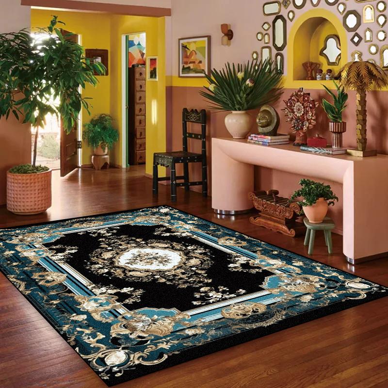 Vintage Persian Luxury Carpet Bohemian Ethnic Style Living Room Sofas Home Decorations Rugs Bedroom Bedside Custom Non-Slip Mat