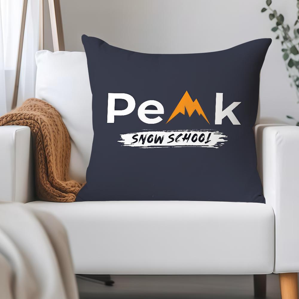 Japanese Outdoor Brand S-Snow P-Peak Pillow Case Applicable Space For Guest Rooms Interiors Cars Office House Decoration