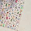 Beach Shell Swim Ring Bikini Watermelon Cat Ice Cream Crab Sunglass Coconut Tree Flowers Fruits Nail Art Stickers Decals