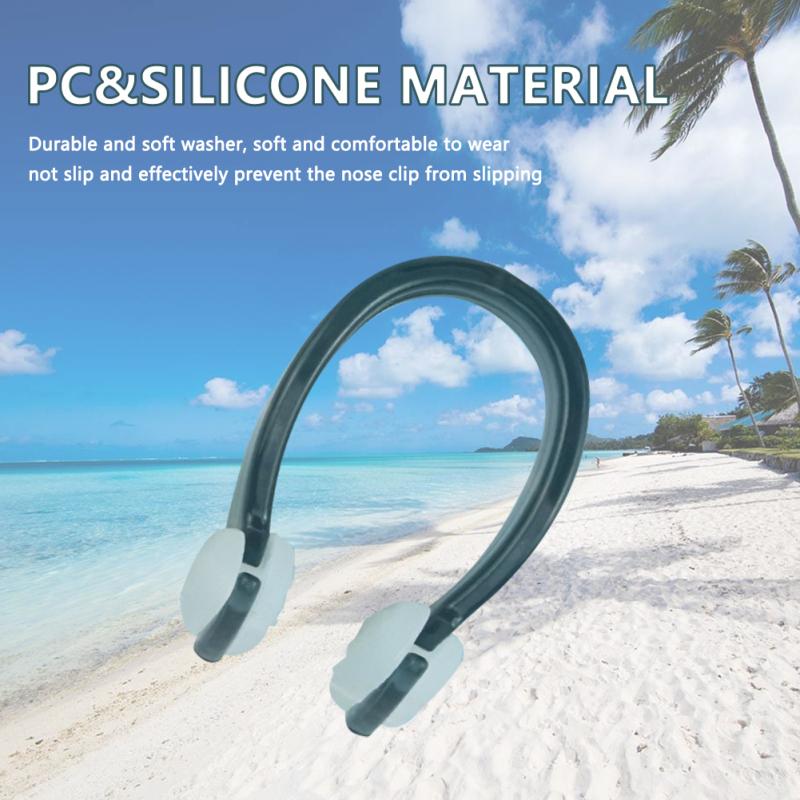 6 Sets Swimming Ear Plugs Professional Waterproof Reusable Silicone Earplugs Nose Clip Set With Case