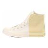 Converse 1970er Chuck Taylor All Star Bequeme Vielseitige Mid-Top Canvas Schuhe Unisex Sneaker Weiß Gelb A00541C