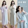 2026 Colorful Tie-Dye Vest Dress + Sun Protection Shirt for Pregnant Women, Slimming & Loose Ice-Cool Maternity Set
