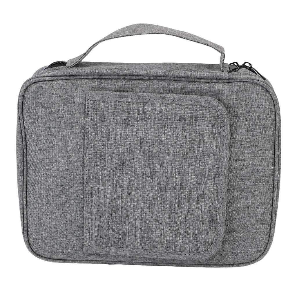 Schriftetui Wasserdichtes Oxford-Gewebe Schriftenschutzhalter mit Buchständer Mehrere Taschen für Stifte Notizbücher