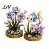 Handmade Zodiac Flower 12 Signs Bead Craft Kit DIY Beaded Garden 3D Astrology Kit with Pre-Sorted Beads Tools Project for Beginners Adults Teens