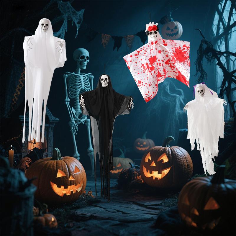 The Ghost Festival GauzeGhost Bride Death God Halloween Horror Atmosphere Halloween Decorations