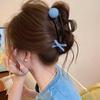 Polka Dot Bow Hair Clip: Unique Shape, Light Luxury for Women - Summer 2025 Edition
