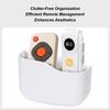 Remote Holder Wall Mount Self Adhesive Controller Organizer Remote Control Holder with Adjustable Divider for Wall Phone Bedside