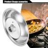 Stainless Steel Pot Cover Visible Wok Lids Round Cooking Pot Lid  Household