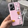 Cartoon Cases For Xiaomi Poco X5 Pro 5G Case PocoX5 5G Cover Soft TPU Matte Shockproof Capas Dragon Cute Cat Astronaur Pattern