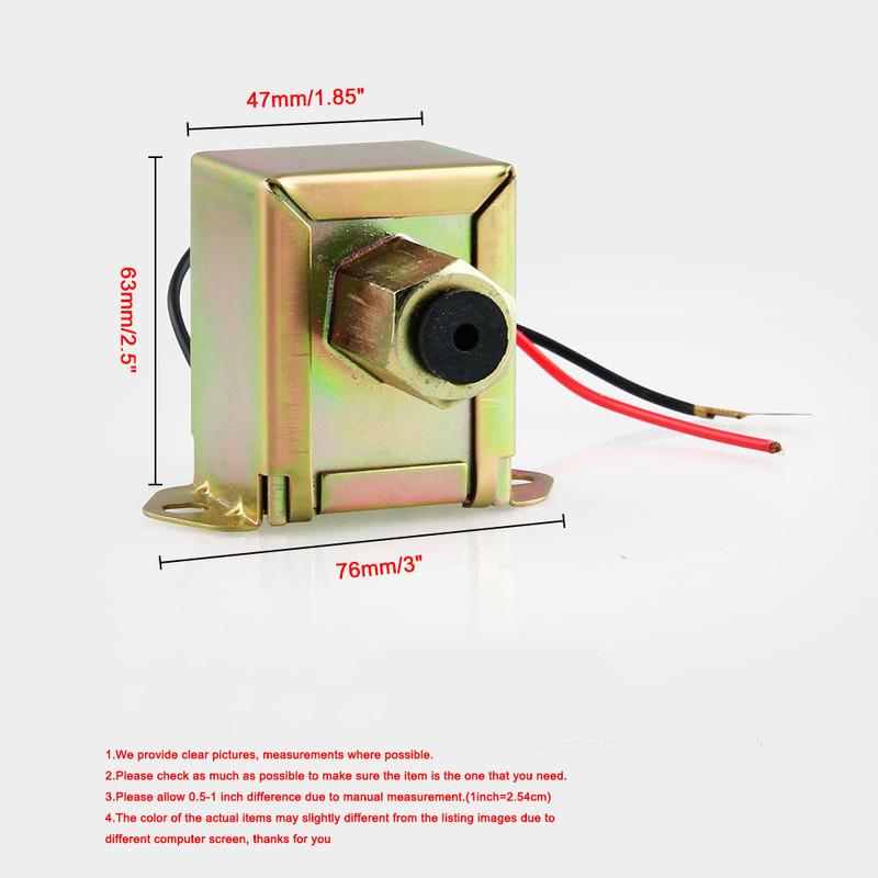 

12V Volt 2.5-4PSI Universal Fuel Pump Electric Inline Low Pressure Gas Diesel 40104