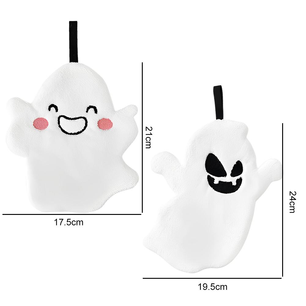 Halloween Kitchen Hand Towel Ghost Pumpkin Dish Towels for Drying Cleaning Cooking Towels Gift Bathroom Towel Home Decorations
