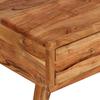 VidaXL Table basse Bois massif avec tiroir sculpté 100 x 50 x 40 cm