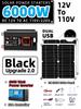 6000W Solar System Inverter 30A Controller 2*200W Solar Panel solar panel 220v full set for house Camping For Car RV
