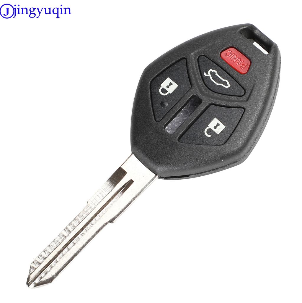 Jingyuqin Remote Car Key Case Cover For Mitsubishi Lancer Outlander Endeavor Galant MIT8 Blade Key Shell Case 2/3/4 B