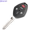 Jingyuqin Remote Car Key Case Cover For Mitsubishi Lancer Outlander Endeavor Galant MIT8 Blade Key Shell Case 2/3/4 B