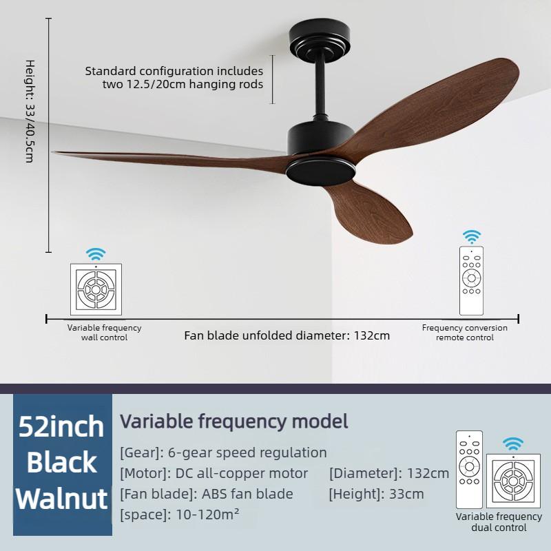 Retro Living Room Home Ceiling Fan