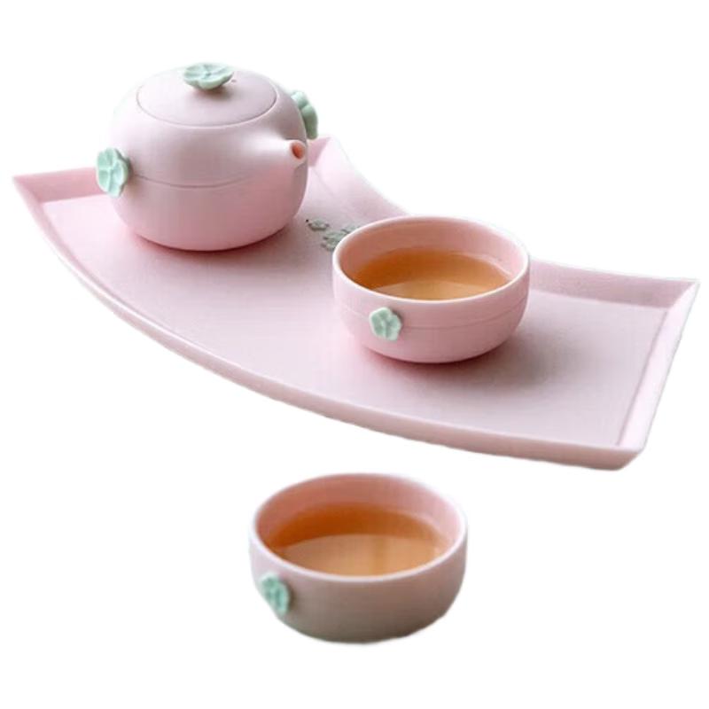 

Wan Qiantang Ceramic Kung Fu Tea Set with Tea Tray