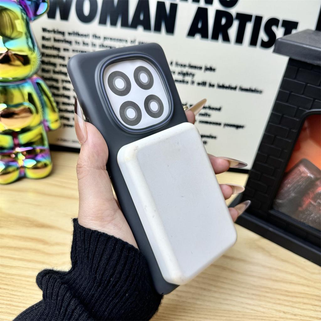 For MI Redmi Note14 Pro Plus Case Simple and soft magnetic PC skin-friendly Anti-fall Cover For Redmi Note 14 Pro+ Funda