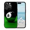 Black Frosted Apple 13 Pro Max TPU Phone Case with Basketball & Football Design