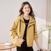 Short Coat Women's New Spring and Autumn Small Man Korean Version Loose Casual Versatile Age-reducing Hooded Jacket Top