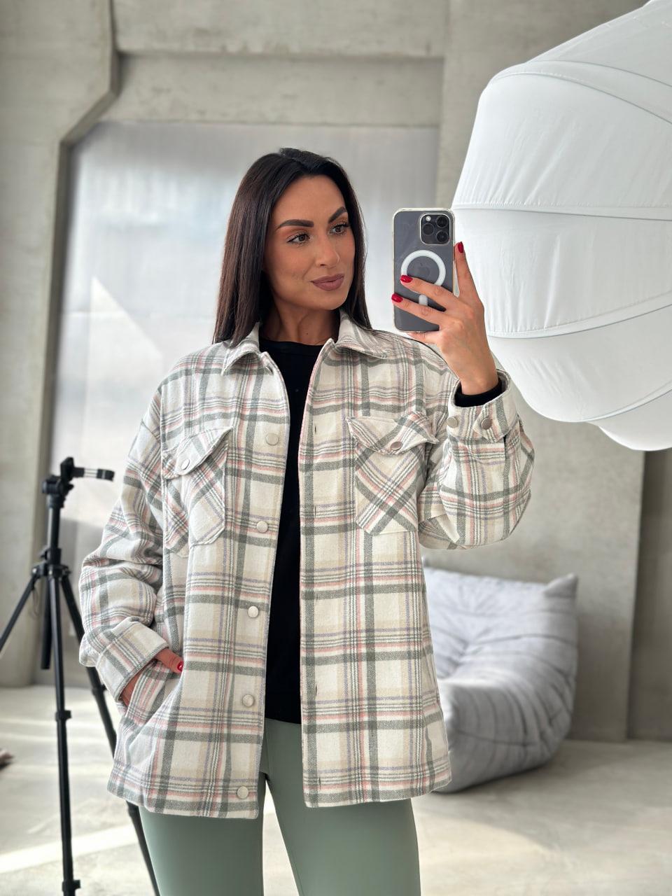 

Куртка-сорочка PEONY №1 7XL Різнокольоровий (2908246-60-62:45) 7XL різнокольорові кольору