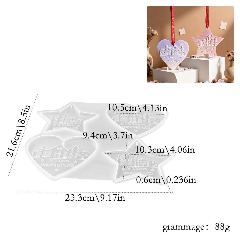 Plaster Clay Craft Gypsum Casting Molds with Hanging Loop Pendant Molds  for Resin Clay Plaster