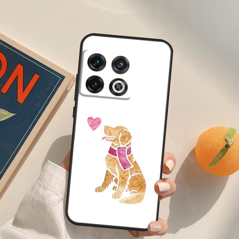 Cute Labrador Retriever Case For OnePlus 12R 13R 13T 10R 15 13 12 11 10T 8T Nord CE 4 3 2 Lite N20 N30 Nord 5 Cover