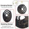 Hanging Calendar Wooden Rotatable Calendar Wall Mounted Living Room Decoration Home Supplies