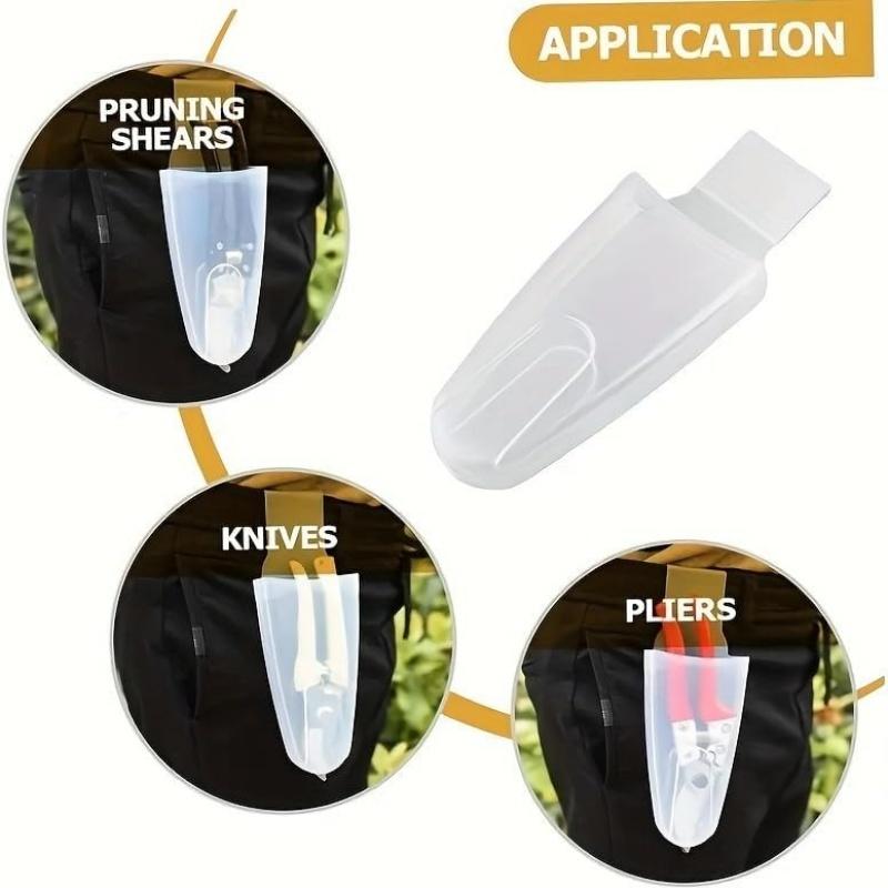 Schere Tasche Transparentes Plastik Gartengerät Holster Gartenschere Schutzhülle Astschere Werkzeugtasche