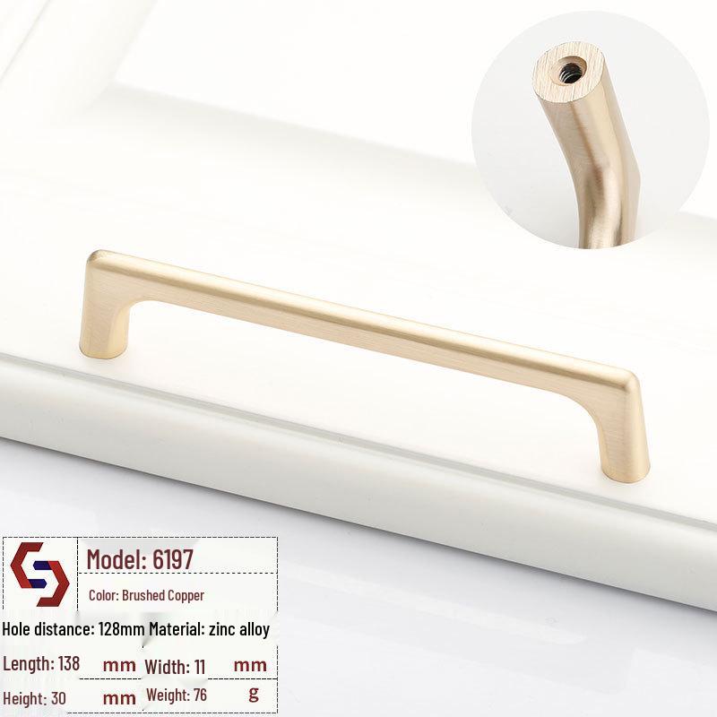 Modern Black Pearl Cabinet and Drawer Handle