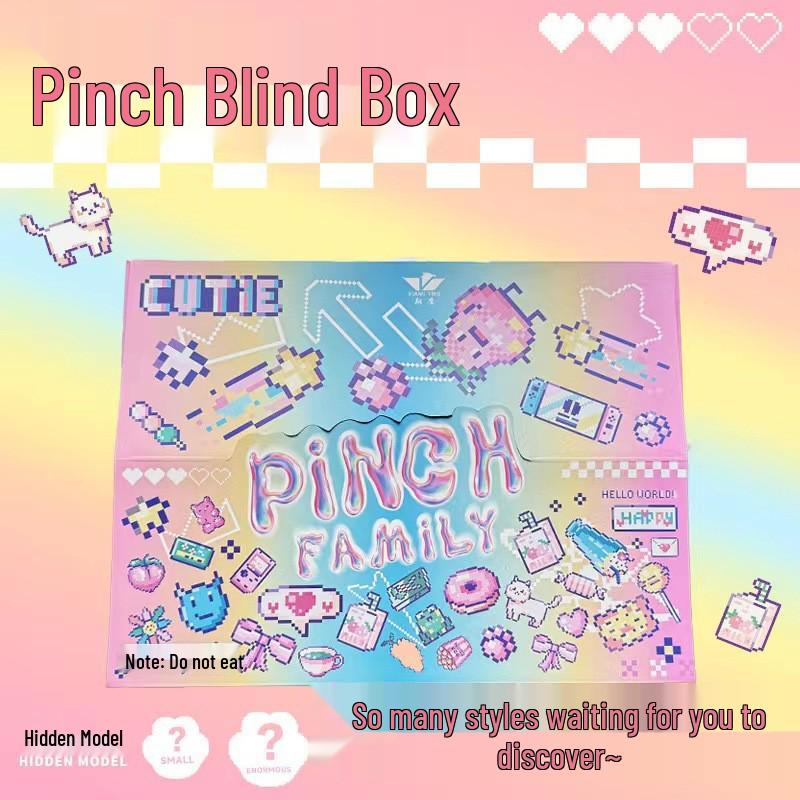 Squishy Cat Paw Waffle Donut Mochi Blind Bag Decompression Toy