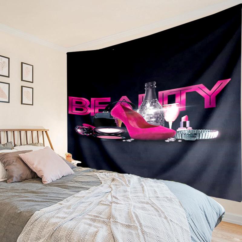 Colorful Lipstick Collection Tapestry, Unique Design Tapestry, Wall Decor for Bedroom,Livingroom, Playroom,Heartwarming Fan Holiday Gifts