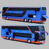 Luxury Electric Airport Business Bus Alloy Car Model Diecast Simulation Metal Toy City Tour Bus Model Sound And Light Kids Gifts