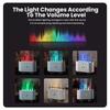 Nieuwe Desktop Dynamische Muziek Echografie Vlam Luchtbevochtiger Thuis 900ML RGB Led Licht Luchtbevochtiger Diffuser Machine Mist Maker