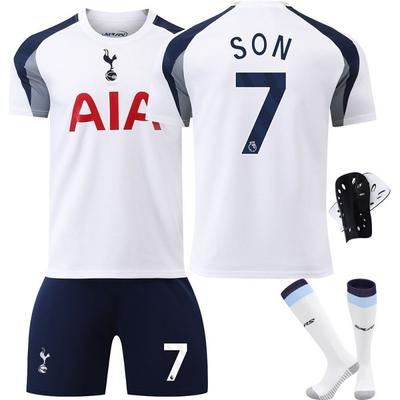 25-26 Premier League Tottenham Home Football Uniform Set Fan Version Short-sleeved Children's Shirt No. 7 Sun Xing Is Romero