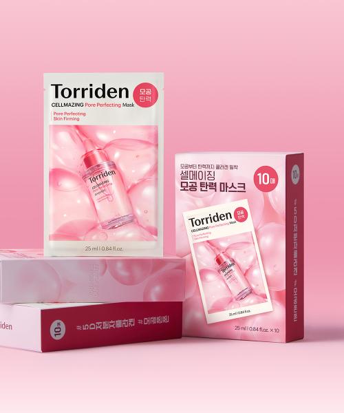 Torriden Cellmazing Low Molecular Collagen Pore Elastic Mask 25ml x 10pcs
