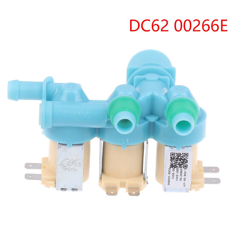 1Pc DC62-00266E DC62-00233D Water Inlet Solenoid Valve AC 220-240V For Washing Machine Double Head Water Inlet Valve