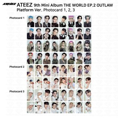 9th Mini Album THE WORLD EP.2 OUTLAW Platform Ver Official Photocard 1 2 3