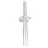 Carpentry Scriber Position Block Steel Ruler with Fixing Locator Woodworking Multifunctional Line Marking Gage 45 90