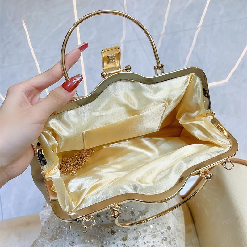 2025 Luxury High-end Party Cloud Women's Evening Cluch Bags Lady Wedding Prom diamonds Dinner Handbags Trend Shoulder Bags